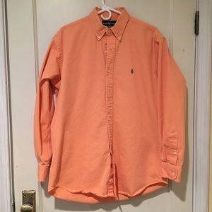 Orange Polo Ralph Lauren Button-Down Shirt